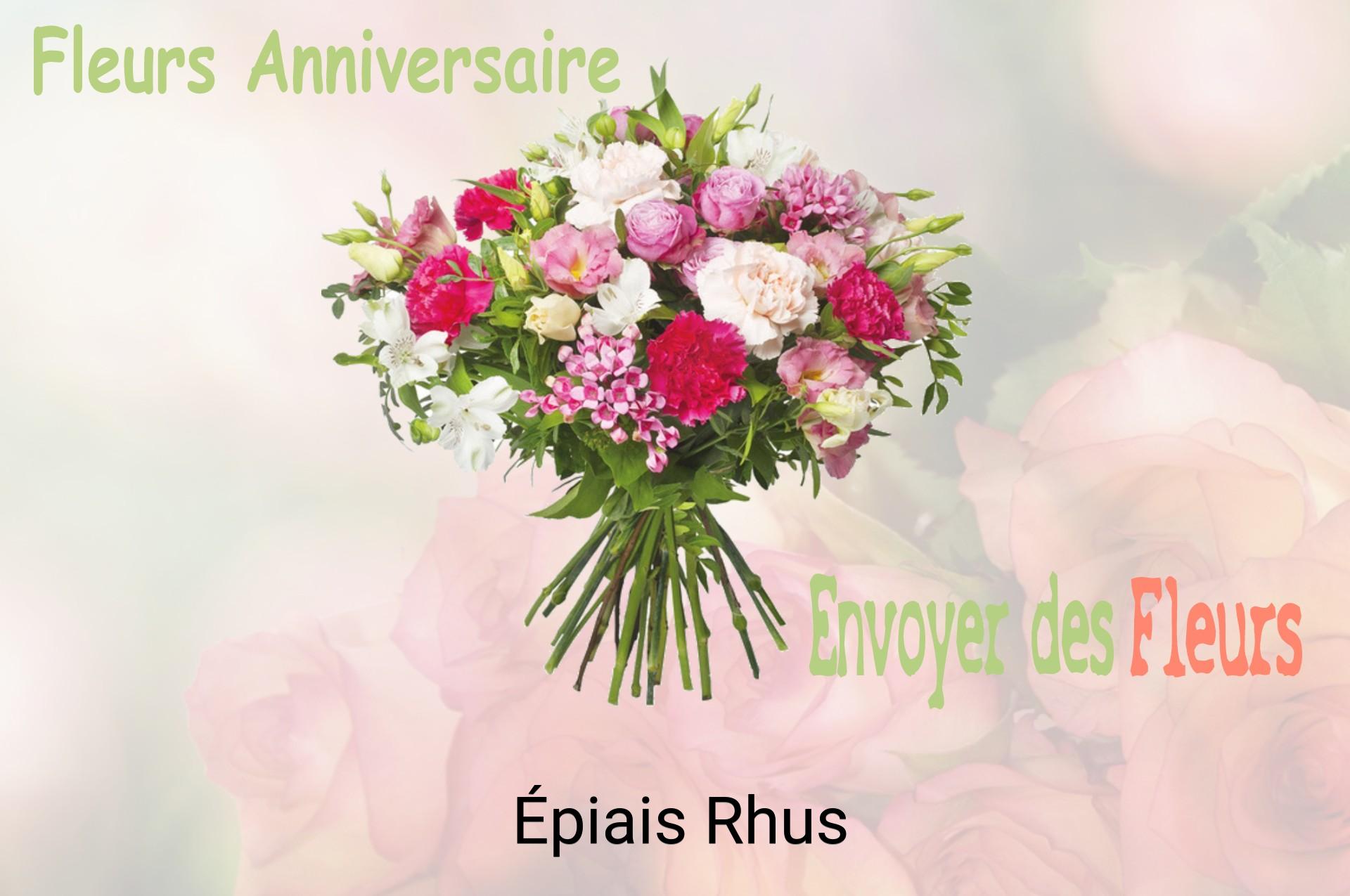 Bouquet de fleurs d’anniversaire livré à Épiais-Rhus